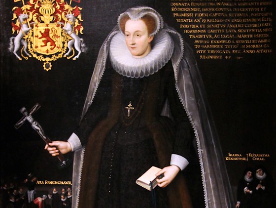 Mary-Queen-of-Scots-portrayed-as-a-Catholic-martyr