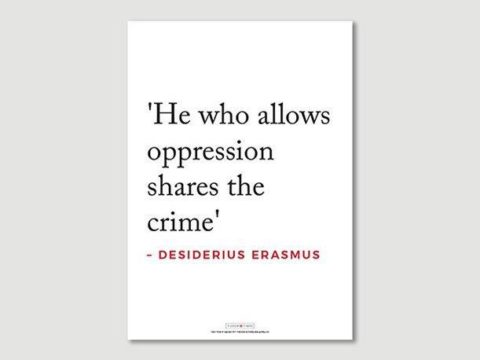 Poster: Erasmus Quote