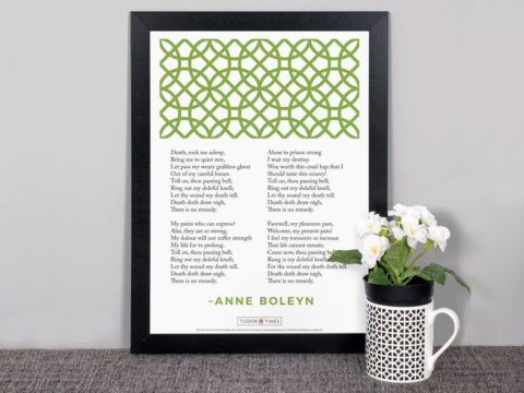 Poster: Anne Boleyn's Poem