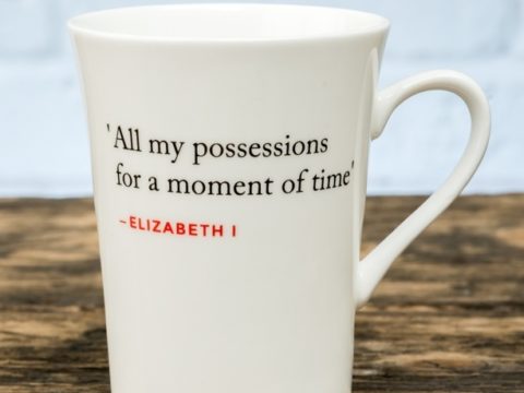 Bone China Mug with Elizabeth I Quote