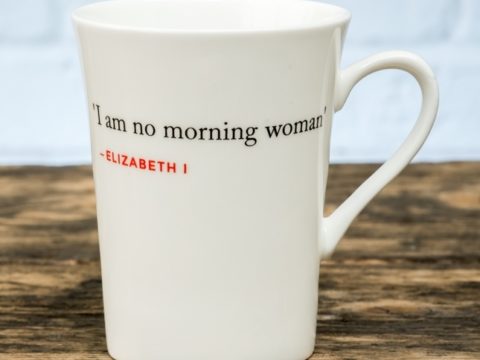 Bone China Mug with Elizabeth I Quote