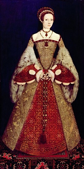 Katherine-Parr-–-English-farthingale-to-hold-out-skirts-and-gown-cut-away-to-show-kirtle