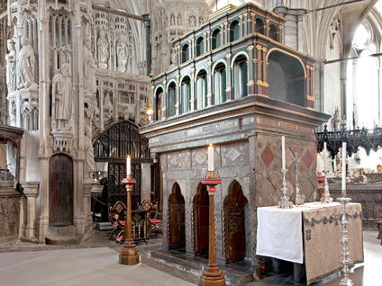 Shrine-of-Edward-the-Confessor-Westminster-Abbey.-In-Annes-day-it-would-have-been-encrusted-with-jewels.
