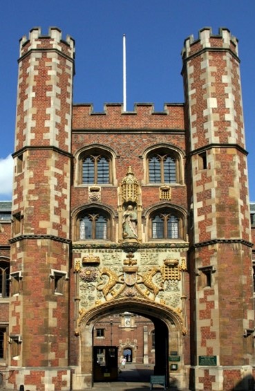 St-John’s-College-Cambridge-showing-the-Beaufort-Portcullis