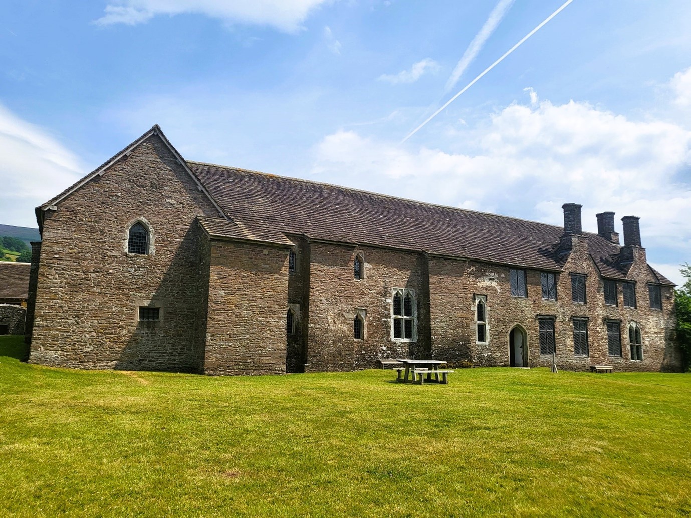 Tretower Castle Exterior Of The West Range Mt