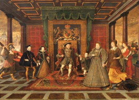 The Allegory Of The Tudor Succession – Lucas De Heere 1534 – 1584 Copyright National Museum Of Wales