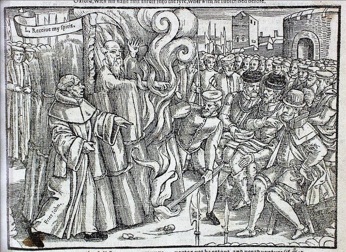 Martyrdom Of Cranmer 1563 Edition